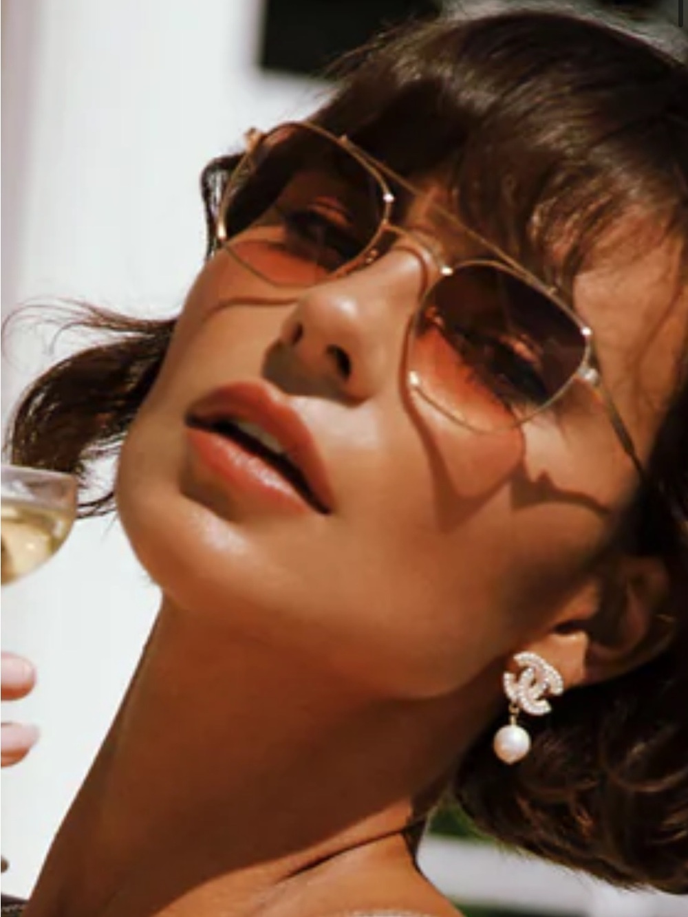 LELLO The Bambi 24K Rose (Women’s Sunglasses - Pink Gradient Lenses)
